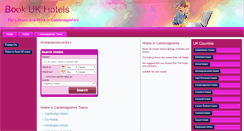 Desktop Screenshot of peterboroughhotelrooms.com