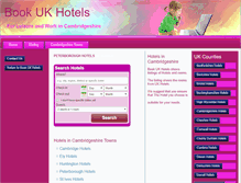 Tablet Screenshot of peterboroughhotelrooms.com